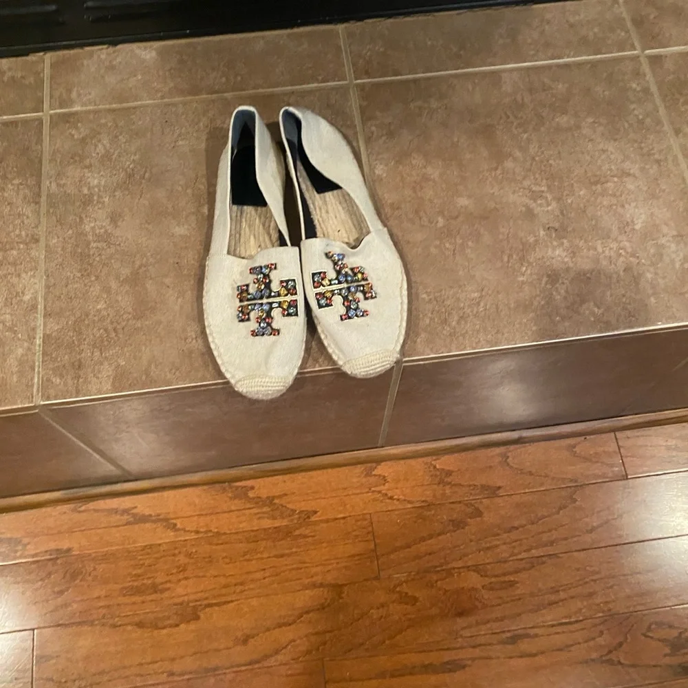 Tory Burch Multicolor Embellished Espadrilles - Picture 10 of 11